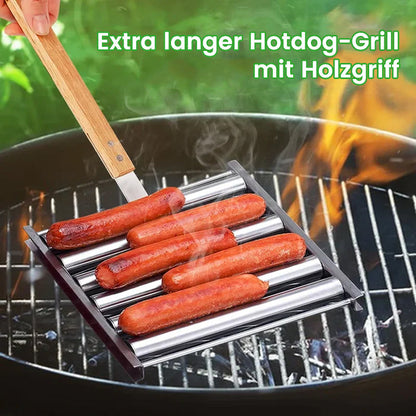 Blaudonau- Hotdog Roller Wurstbrötchenständer aus Edelstahl