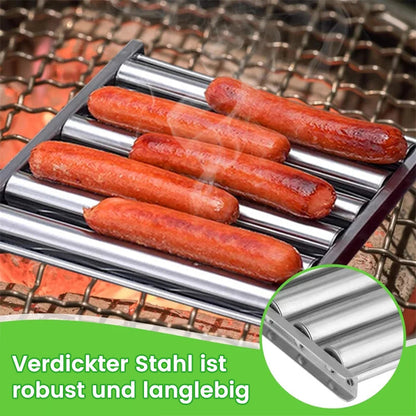 Blaudonau- Hotdog Roller Wurstbrötchenständer aus Edelstahl