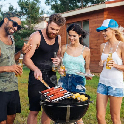 Blaudonau- Hotdog Roller Wurstbrötchenständer aus Edelstahl