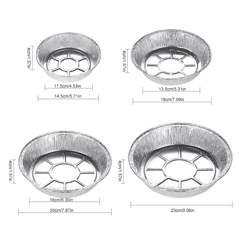 Blaudonau- Wiederverwendbare Auskleidungen für Luftfritteusen aus Aluminiumfolie 23cm