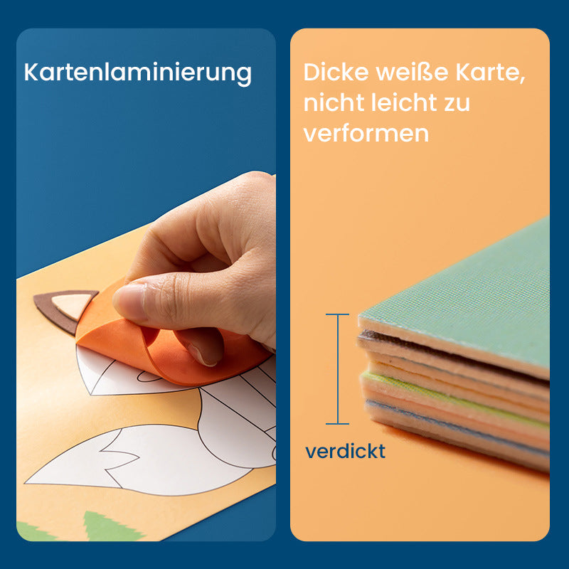 Blaudonau- DIY Kinder Handgemachte Aufkleber