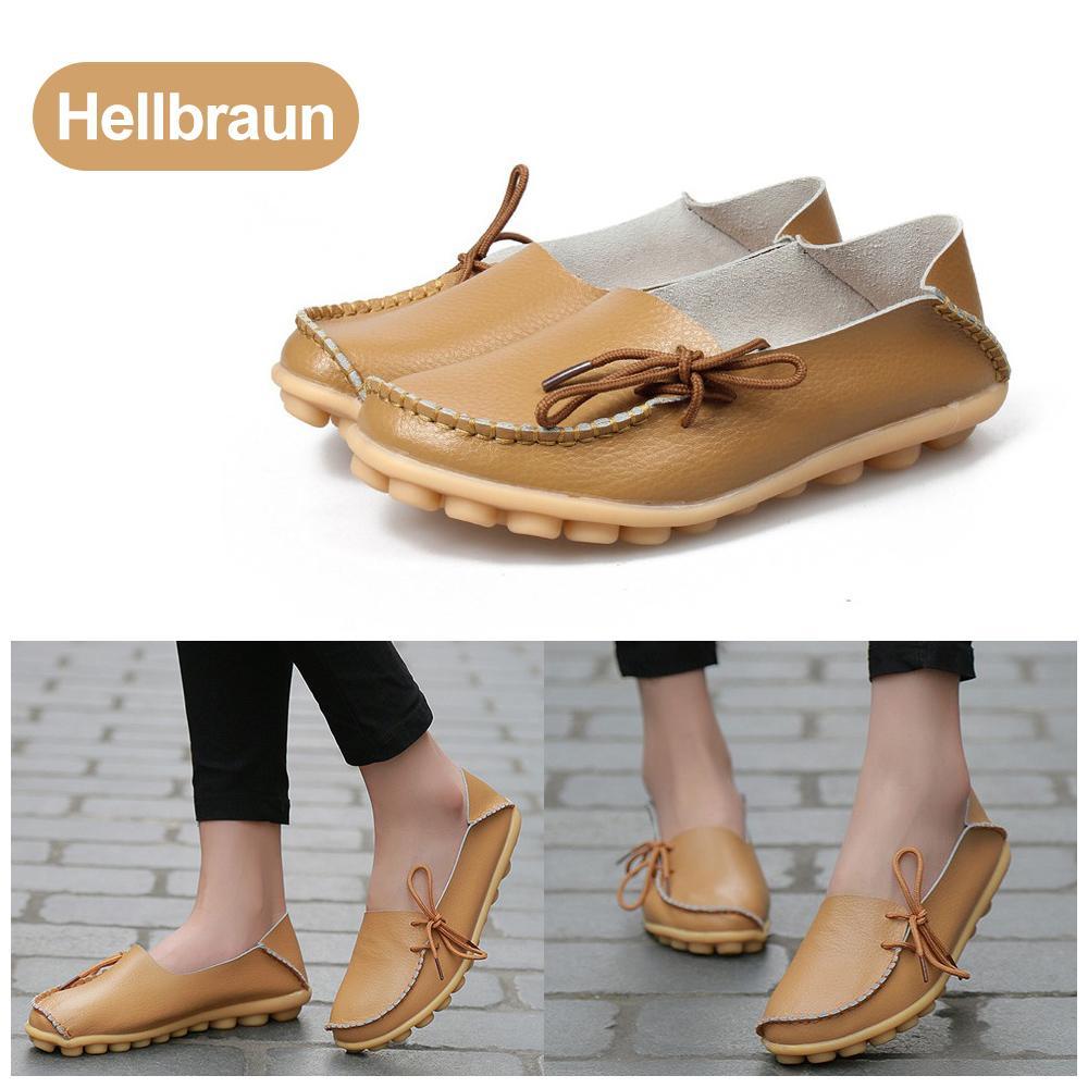 Blaudonau- Bequeme Freizeitschuhe für die Damen Beige