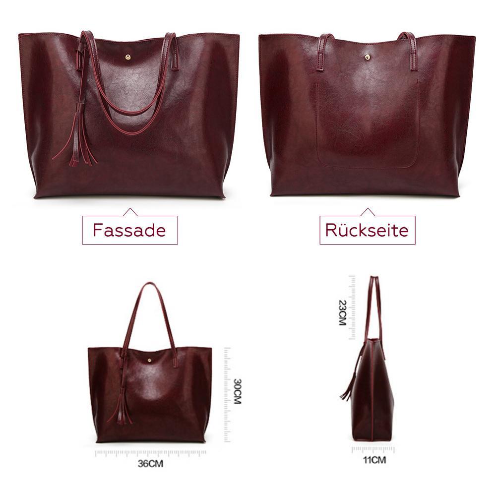 Blaudonau- Modische Damen Tasche mit Quasten