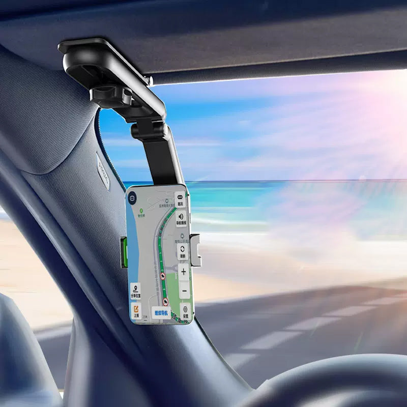 Blaudonau- Rotatable Multifunctional Sun Visor Cell Phone Holder