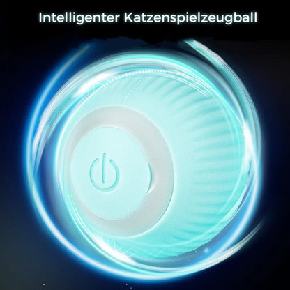 Blaudonau- 【großer Verkauf】Intelligenter Elektrischer Selbstrollender Katzenspielzeugball