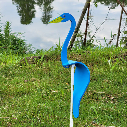 Blaudonau- 💟Wirbelnde Vögel Gartendekoration💟 🌈✨Blau