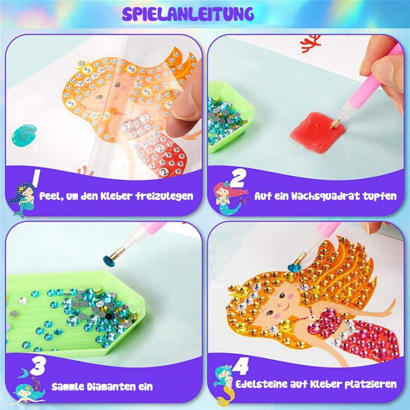 Blaudonau- DIY Handgemachte Malaufkleber für Kinder