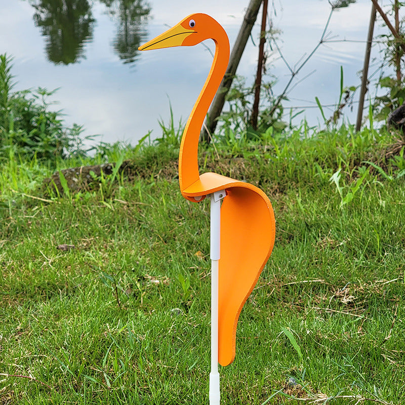 Blaudonau- 💟Wirbelnde Vögel Gartendekoration💟 🌈✨Orange