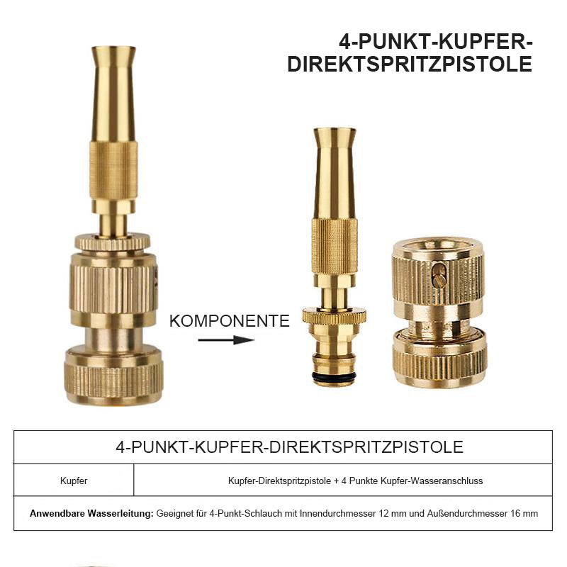 Blaudonau- Kupfer Direktspritzpistole 4 Punkt