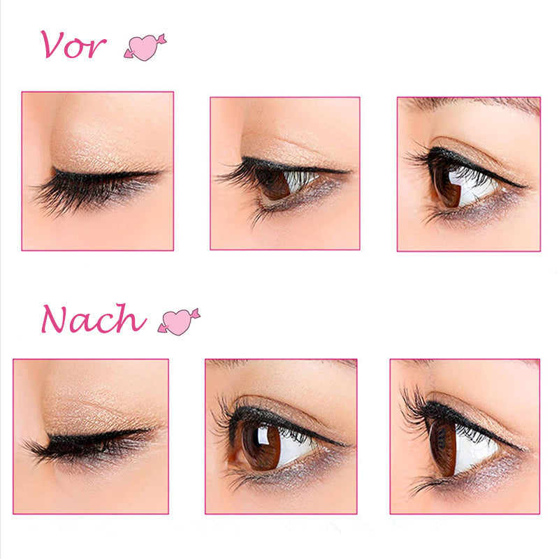 Blaudonau- Wimpernclip-Set