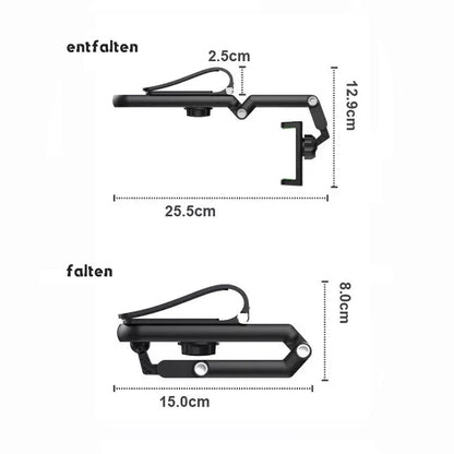 Blaudonau- Drehbarer Multifunktionaler Sonnenblenden-Handyhalter