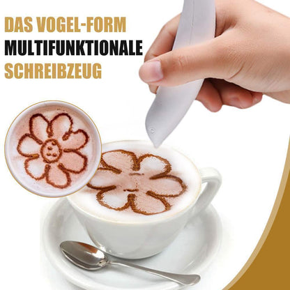 Blaudonau- Vogel-Form multifunktionale Schreibzeug für Kuchen und Kaffee