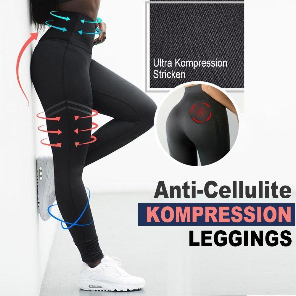 Blaudonau- Damen Anti-Cellulite Kompression Leggings