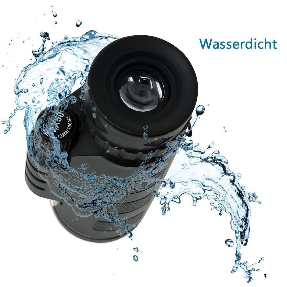 Blaudonau- Monocular Telescope, 12x50 High Power wasserdichtes Fogproof