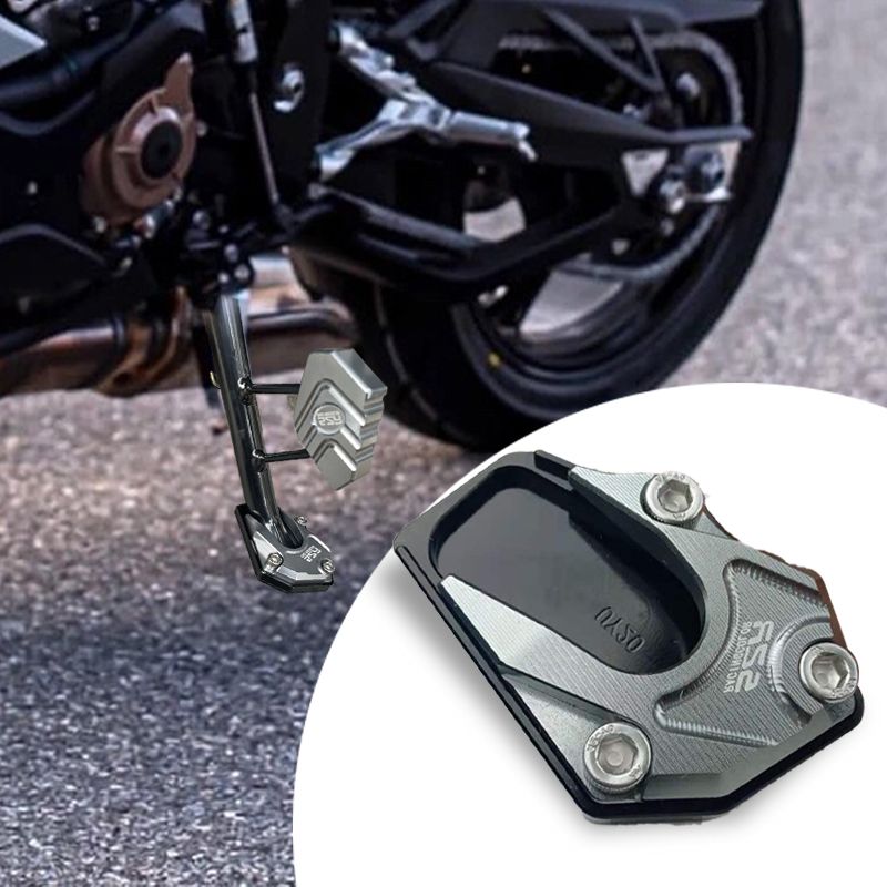 Blaudonau- Motorcycle Kickstand Foot Side Stand Extension Pad