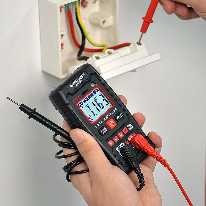 Blaudonau- Verbessertes EBTN LCD-Multimeter Einfaches Ablesen und Messen