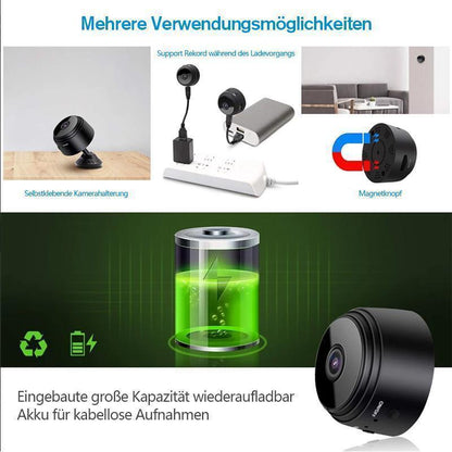 Blaudonau- 1080p magnetische WiFi Mini Kamera