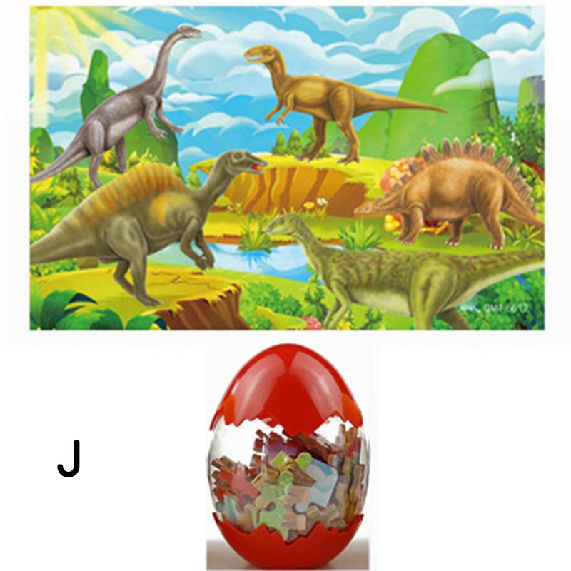 Blaudonau- Dinosaurier Ei Holz Puzzle J