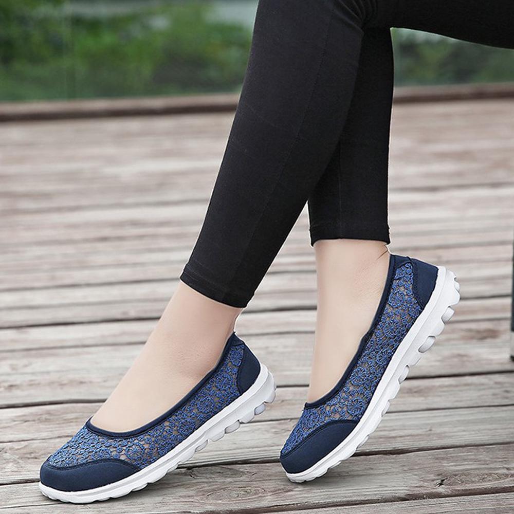 Blaudonau- Ultraleichte, weiche atmungsaktive Mesh-Schuhe Blau