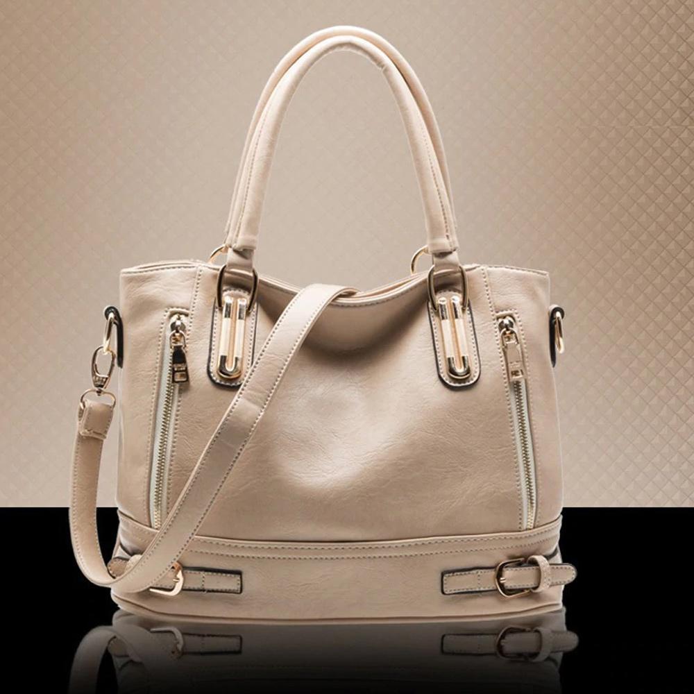 Blaudonau- Modische praktische Handtasche Beige