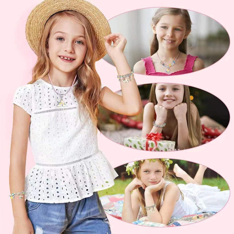 Blaudonau- Girls Charm Bracelet Making Kit