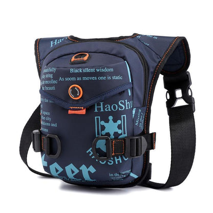 Blaudonau- Multifunktionale Sport-Brusttasche für Männer Dunkel Blau