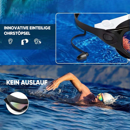 Blaudonau- Weitwinkel-Schwimmbrille mit Antibeschlag-Effekt