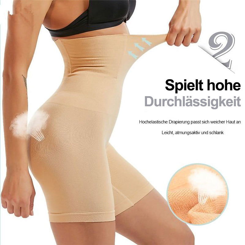 Blaudonau- Bauchregulierende Hose mit hoher Taille