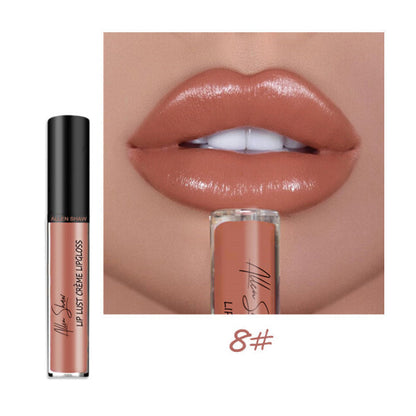 Blaudonau- Cremiger Make-up wasserfester Lipgloss 08