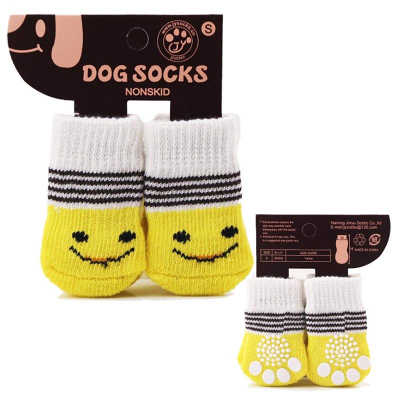 Blaudonau- Süße und praktische Hundesocken Smiley