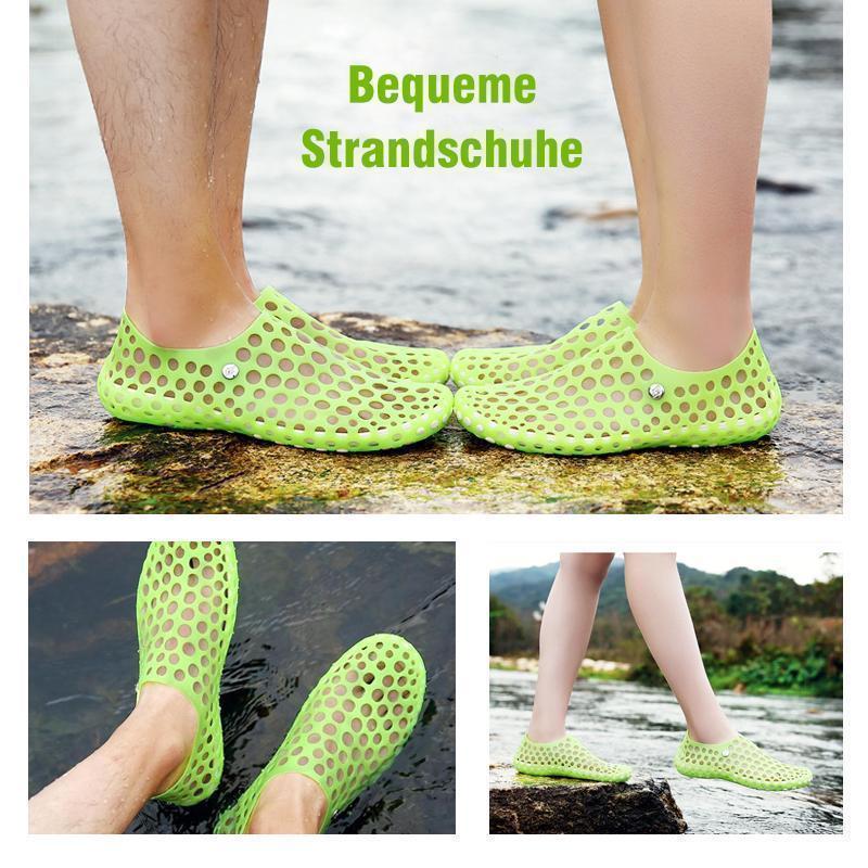 Blaudonau- Halb Geschlossen Art-offene Sandale, Unisex Slip-on Strandschuhe