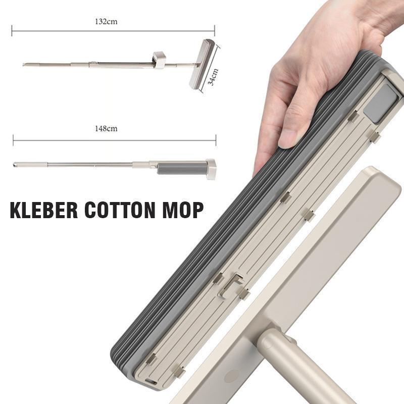 Blaudonau- Kleber Cotton Mop, mit zwei Moppköpfe