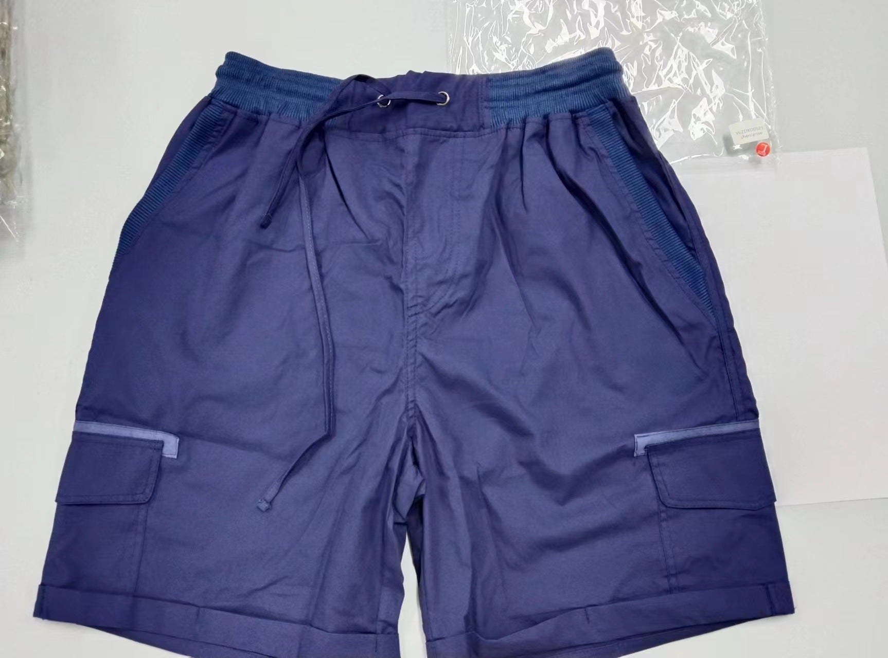 Blaudonau- Hohe Taille Damen lässig lose Shorts