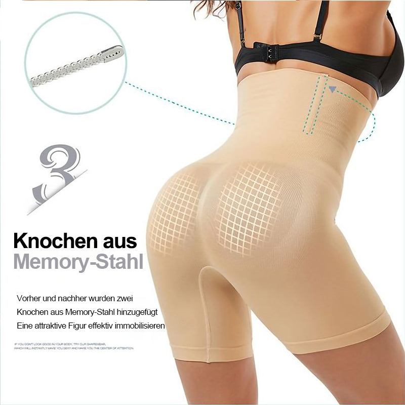 Blaudonau- Bauchhose mit hoher Taille