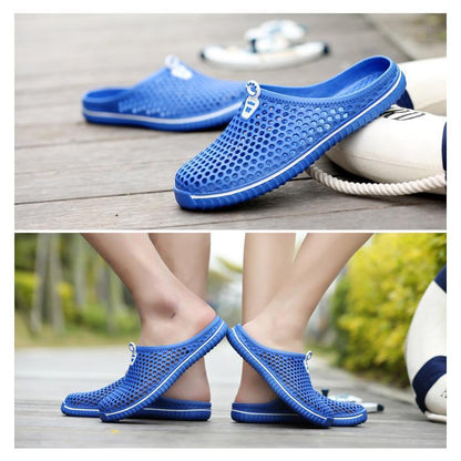 Blaudonau- Sommerhausschuhe, Strandschuhe für Männer, Frauen