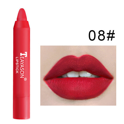 Blaudonau- 12 Farben Matte Lippenstift Stift