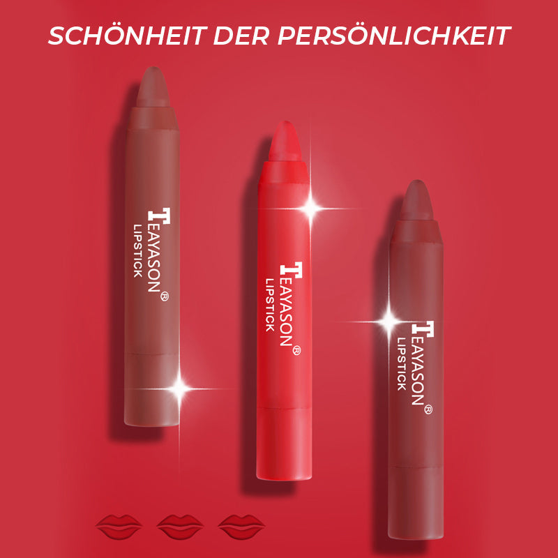 Blaudonau- 12 Farben Matte Lippenstift Stift