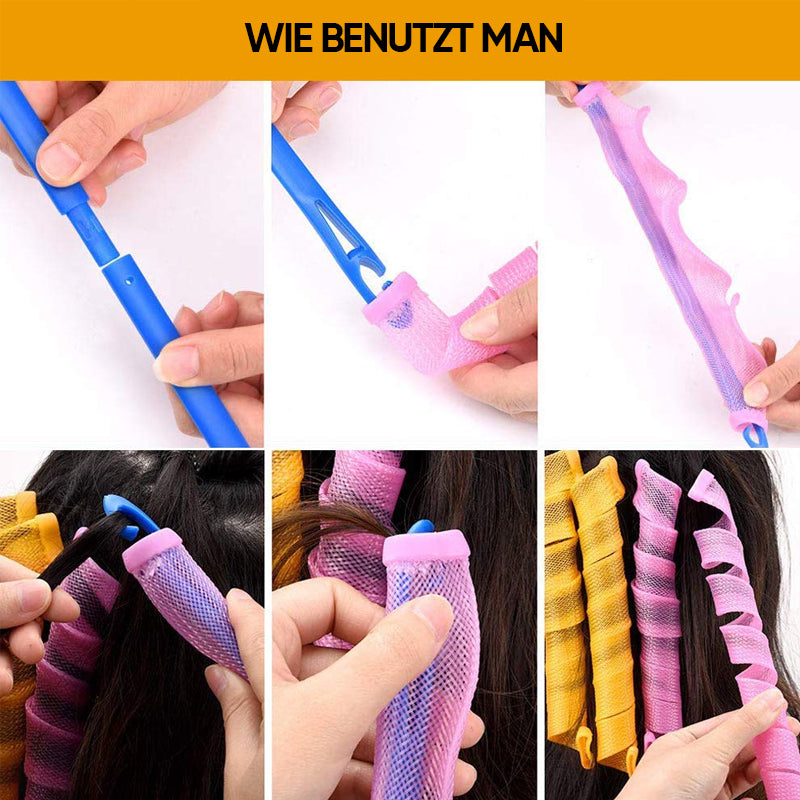 Blaudonau- Magische Lockenwickler – hitzefreies Styling-Set