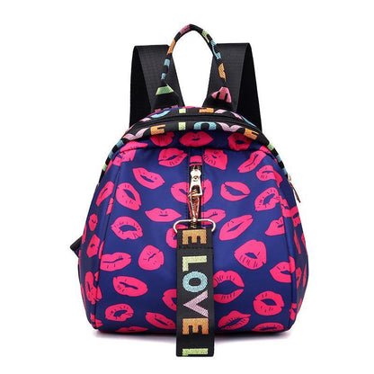 Blaudonau- Modischer Damen Rucksack Lippe