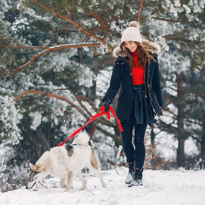 Blaudonau- Winterleggings aus Lammsamt