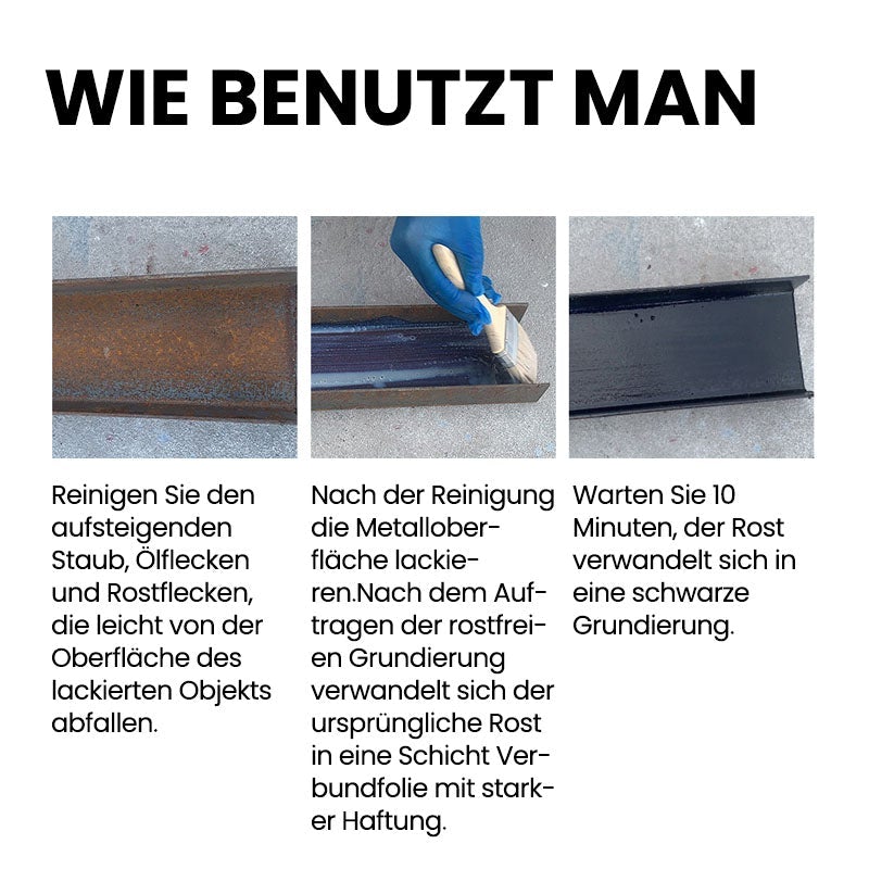 Blaudonau- Rostschutz- und rostentfernende Farbe