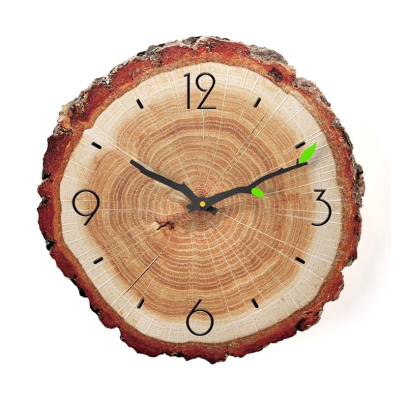 Blaudonau- Kreative Holzmaserung Wanduhr MW021-4