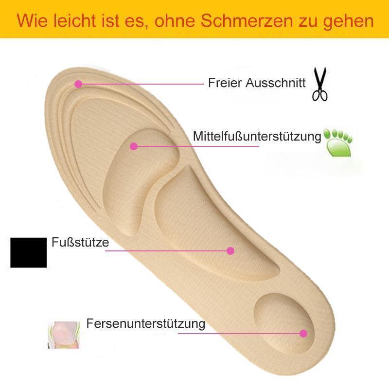 Blaudonau- 4D volle Unterstützung Einlegesohle