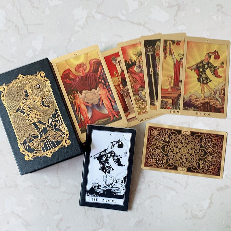 Blaudonau- Goldfolie Tarot