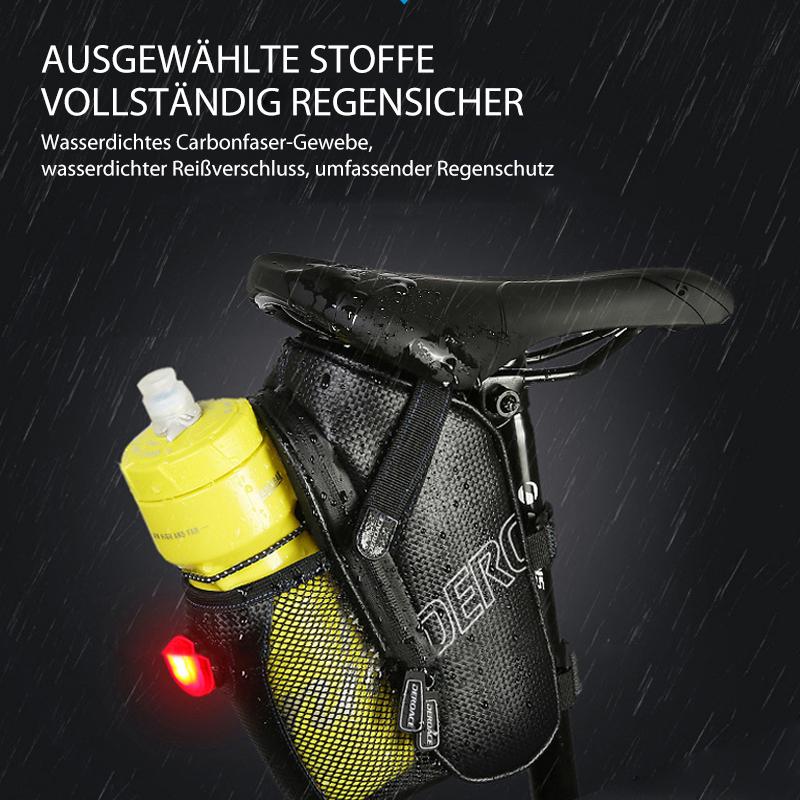 Blaudonau- Regenfeste Schmutzfeste Fahrrad-Hecktasche (Mit Rücklichtern)