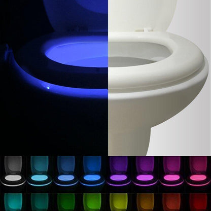 Blaudonau- 16 Farben LED Toiletten Nachtlicht--Upgrade UV Sterilization