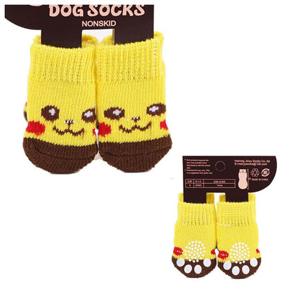 Blaudonau- Süße und praktische Hundesocken Pikachu