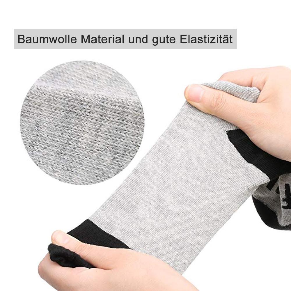 Blaudonau- Schöne Brief gestickte Socken, 2 Paare