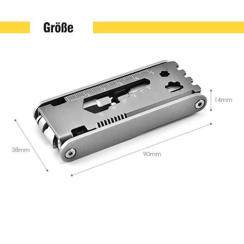 Blaudonau- 17 in 1 Multifunktionswerkzeug aus rostfreiem Stahl