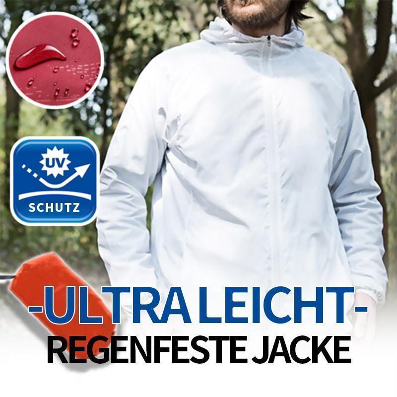 Blaudonau- Unisex, Winddicht, Wasserdicht, UV-beständig, Superleicht Weiß